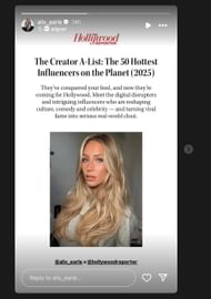 Braxton Berrios' GF Alix Earle makes it into 'Hottest Influencers' list of 2025 1 month after DWTS debut/@alix_earle